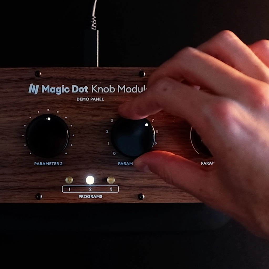 Magic Dot Knob Module Demo Panel