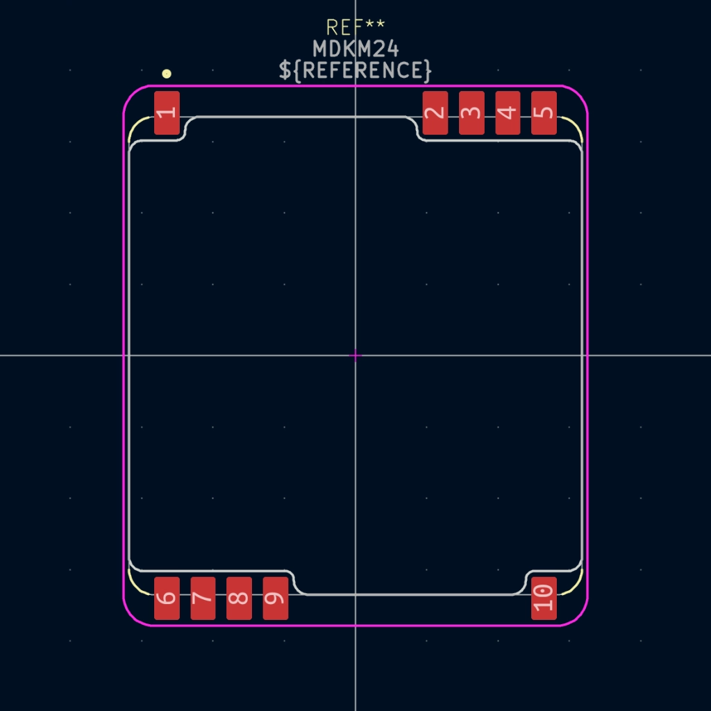 Magic Dot Knob Module Footprint Top Thumbnail